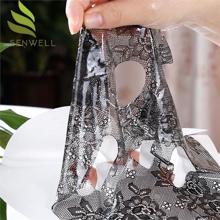 Lace hydrogel facial mask