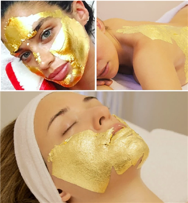 Kultalehtipaperi, se on hyviä tuotteita ihonhoitoon, ylellinen sisustusprojekti.